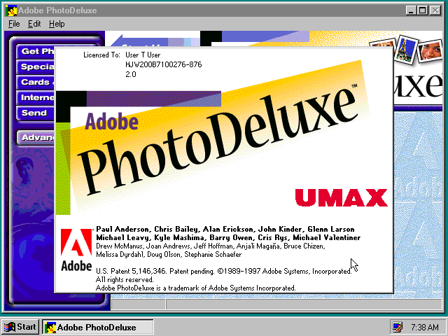 PhotoDeluxe 2.0 Win - About